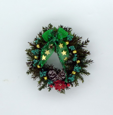 Luxury Green Bow Christmas Wreath